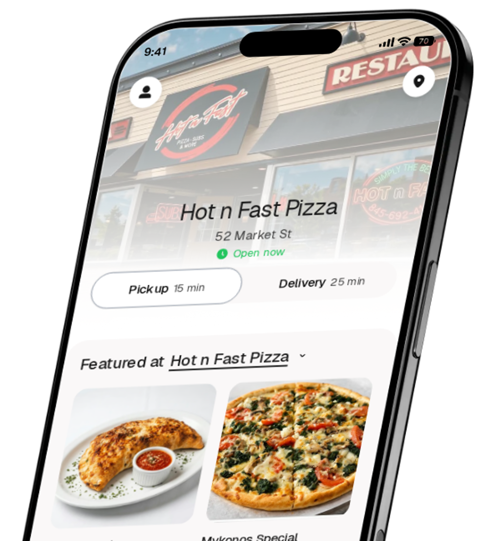 Hot N’ Fast Pizza app preview
