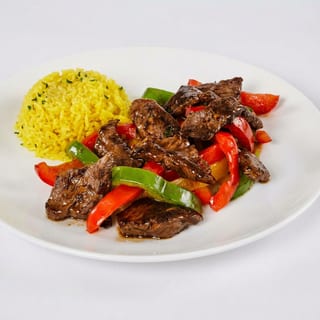 Marinated Beef Kabob Dinner