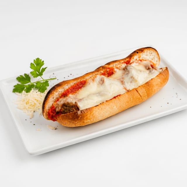 Meatball Parm Sub.