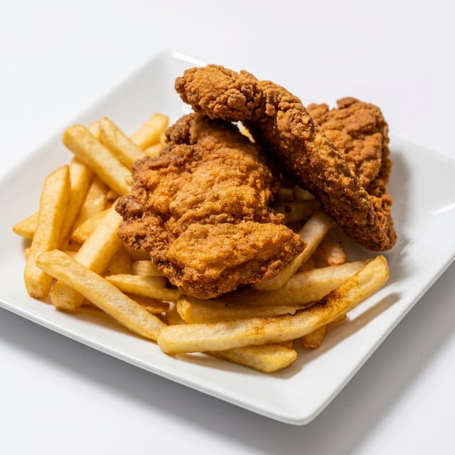 Kids Chicken Fingers & Fries.