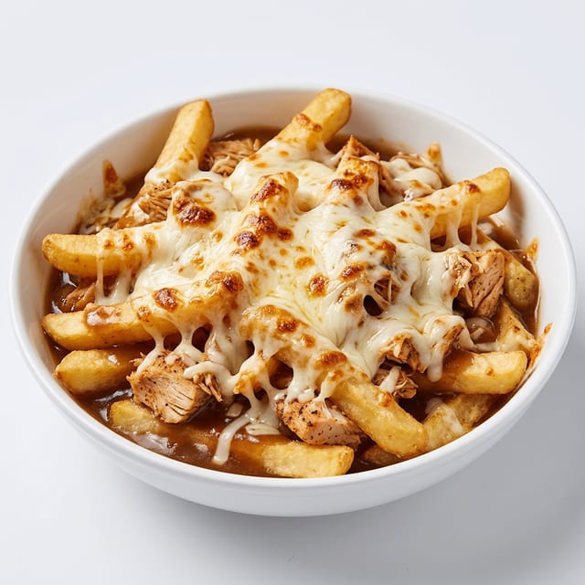 Poutine with Chicken.