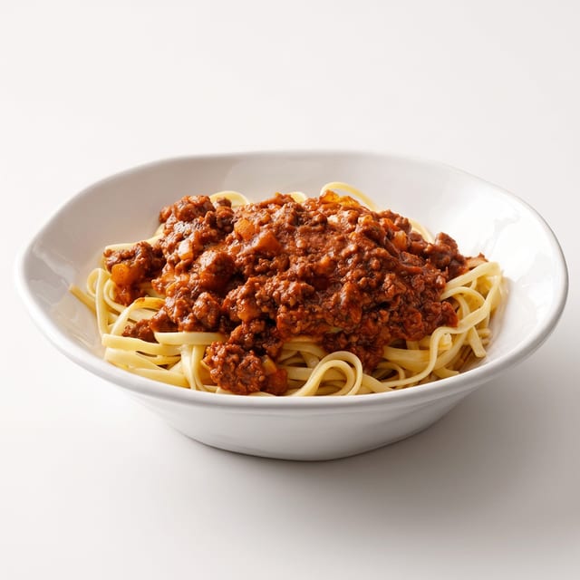 Pasta with Meat Sauce.