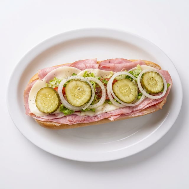 Ham & Cheese Sub.