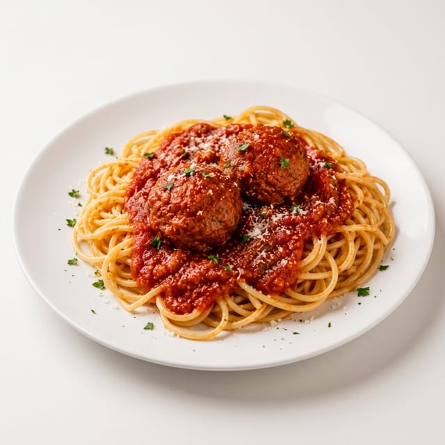 Pasta with Meatballs.