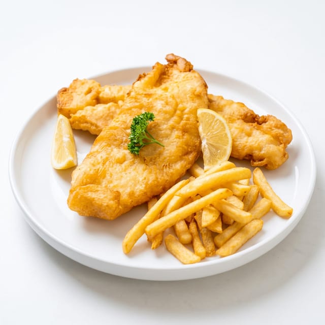 Fried Haddock Tail.
