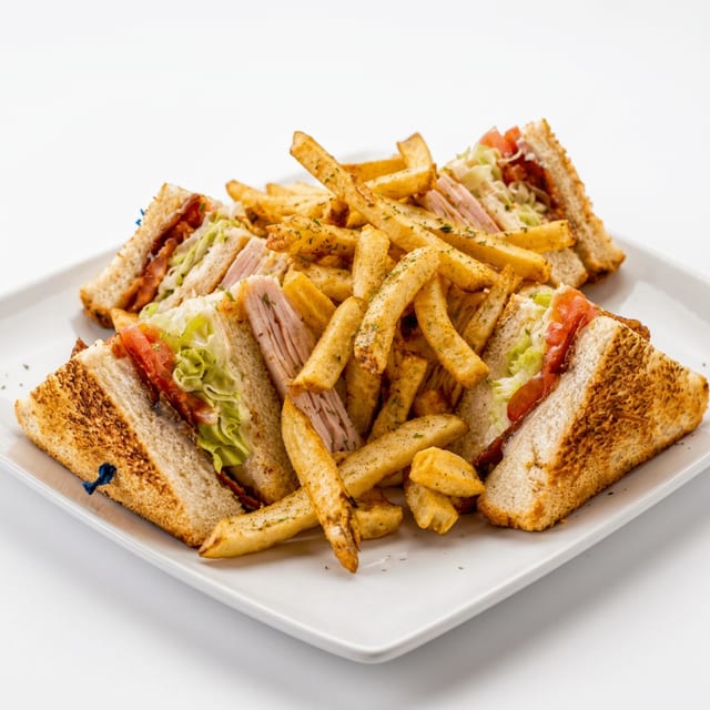 Turkey Club Sandwich.