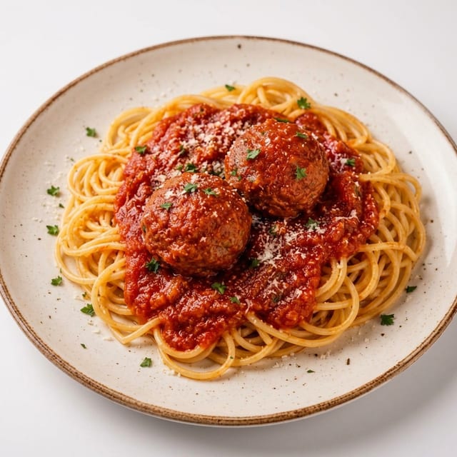 Kids Spaghetti & Meatballs.