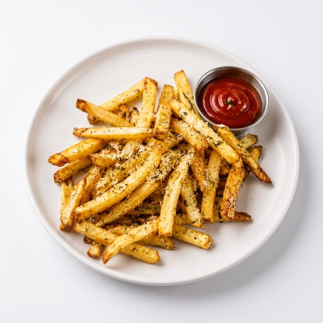 Crispy Garlic Parm Fries.