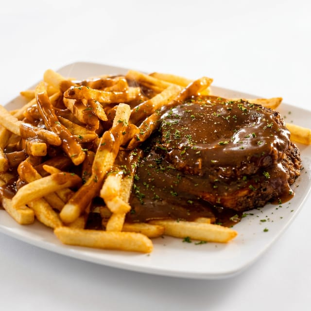 Hot Open Roast Beef Dinner.