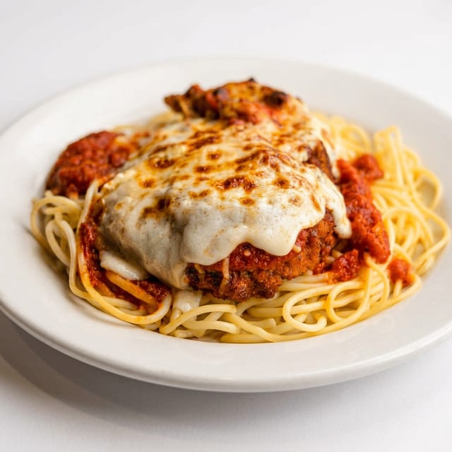 Eggplant Parmigiana.