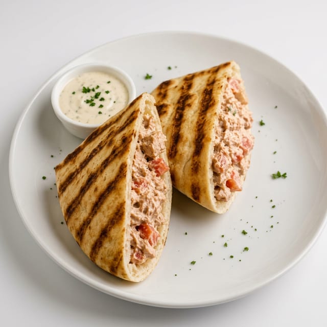 Spicy Tuna Melt Panini.